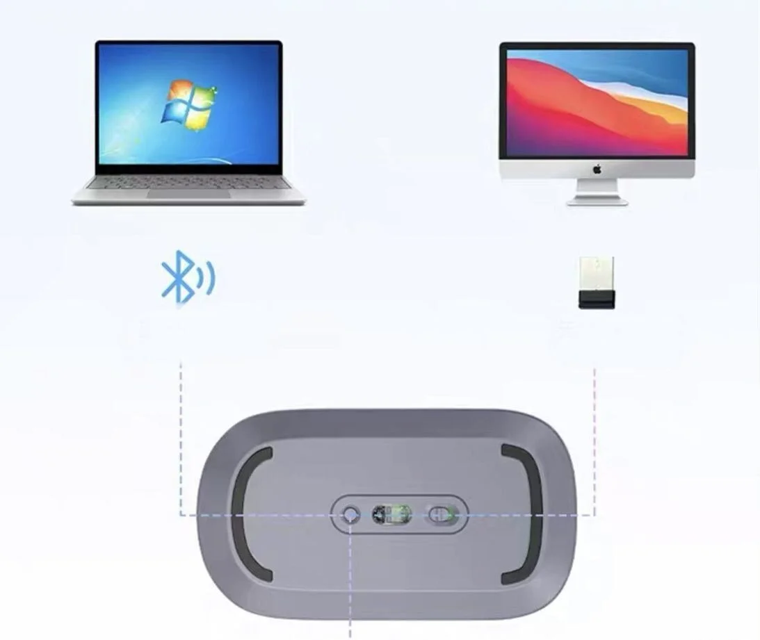 Мышка Ugreen / Bluetooth + Usb / Черная