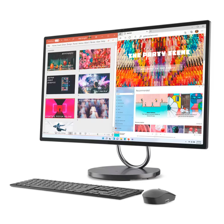 Моноблок Lenovo Yoga Air 32 2025 / Ultra 7 258V / 32 ГБ / 1 ТБ / 4K / Серый