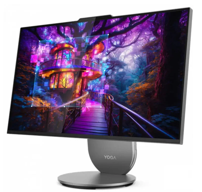 Моноблок Lenovo Yoga AIO 27 2025 / Ultra 9 285H / RTX 4050 / 32 ГБ / 1 ТБ / Серый