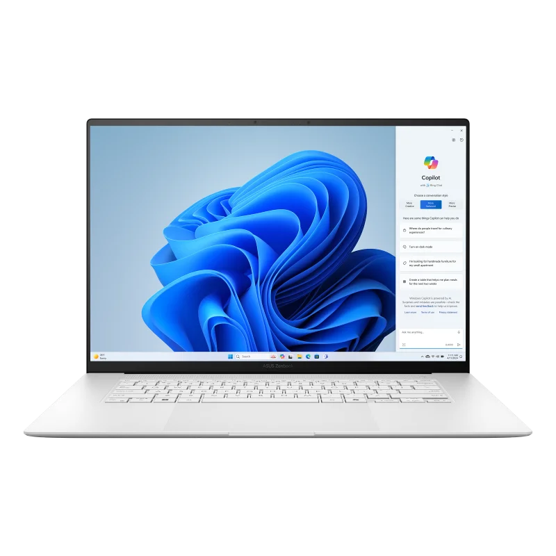 Ноутбук ASUS Zenbook S16 (16 Air) 2024 / Ryzеn АI 9 НХ 370 / 32 ГБ / 1 ТБ / OLED / Белый