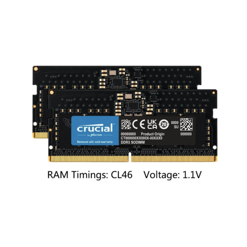 Оперативная память Crucial / DDR5 / 5600MHZ / SODIMM / 48 Гб (ОЗУ)